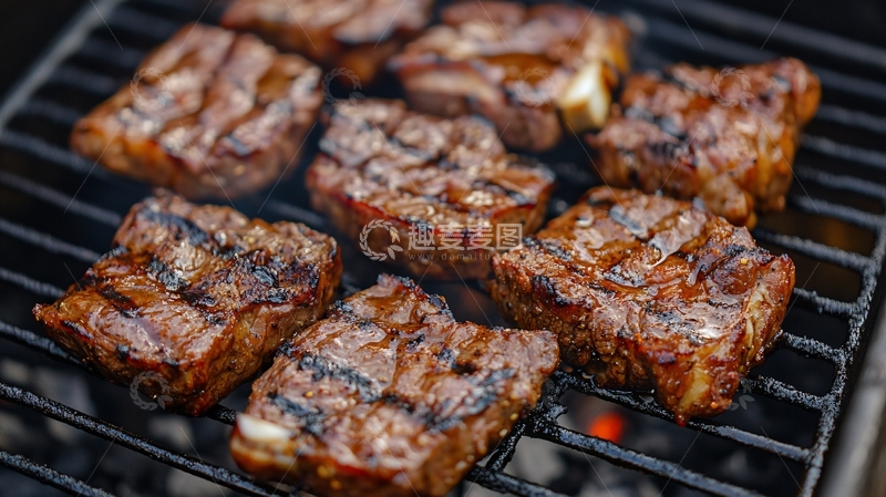 高清大图下载【趣麦麦图】排骨美食烤肉