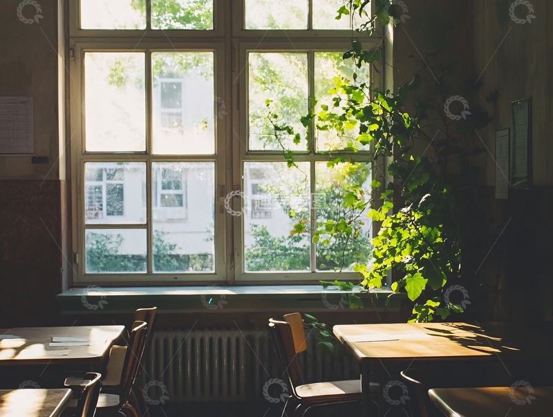 高清大图下载【趣麦麦图】校园窗户