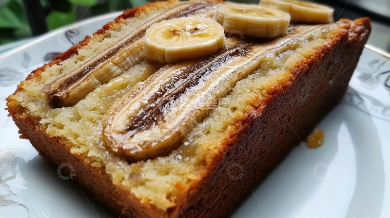 高清大图下载【趣麦麦图】香蕉巧克力吐司1