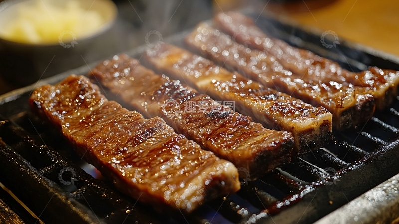 高清大图下载【趣麦麦图】炭烤五花
