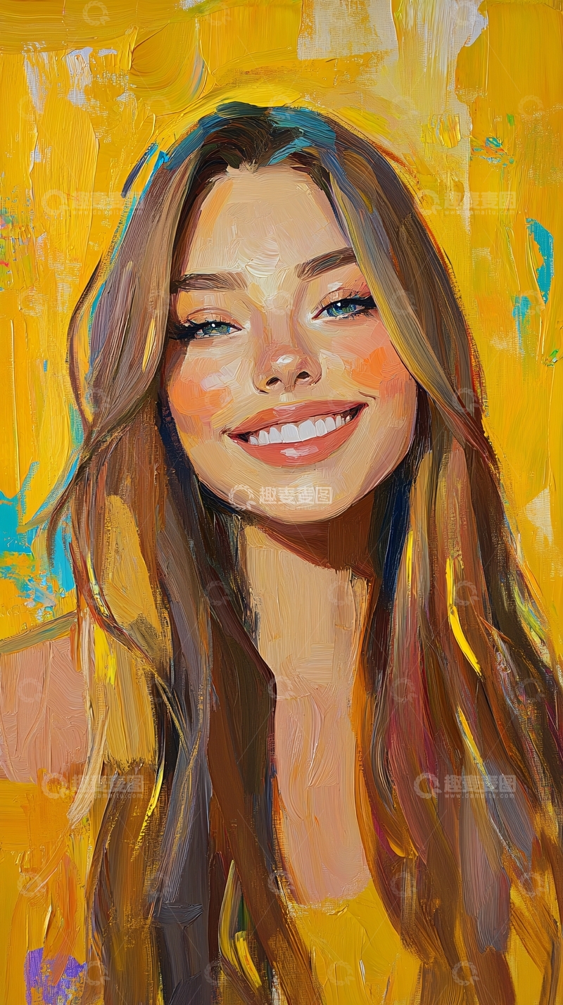 高清大图下载【趣麦麦图】板绘人像4