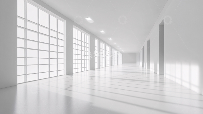 高清大图下载【趣麦麦图】白色大厅