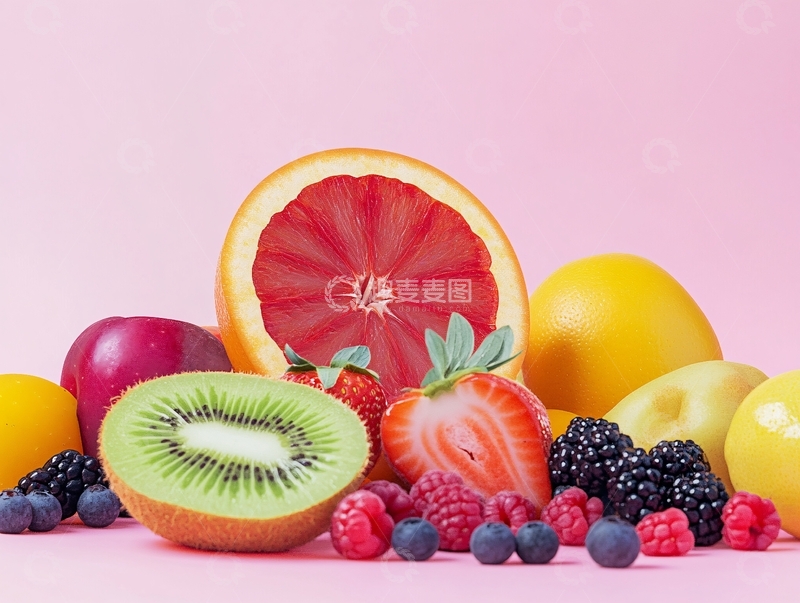 高清大图下载【趣麦麦图】色彩鲜艳水果