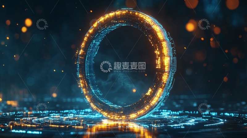 高清大图下载【趣麦麦图】科技光圈