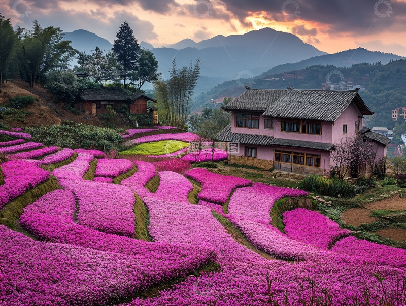 高清大图下载【趣麦麦图】芝樱小镇1