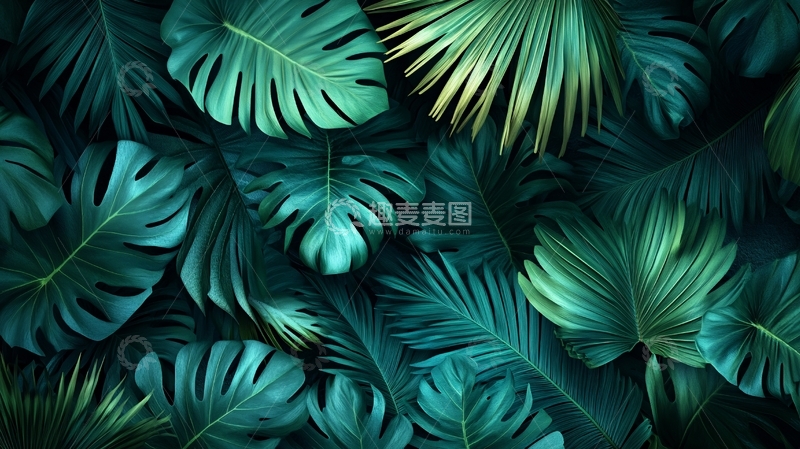 高清大图下载【趣麦麦图】热带植物壁纸1