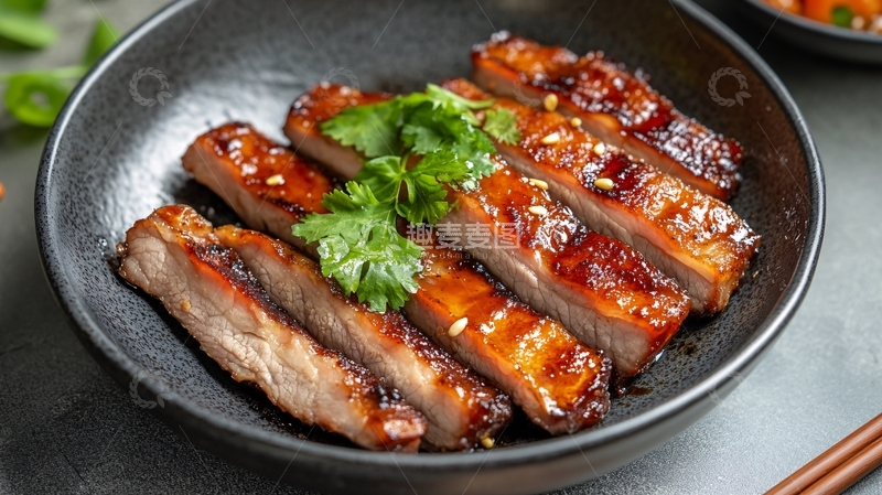 高清大图下载【趣麦麦图】酱香叉烧