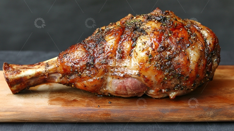 高清大图下载【趣麦麦图】烤羊腿背景