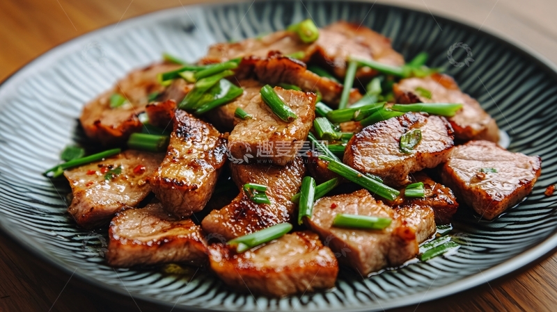 高清大图下载【趣麦麦图】葱香烤肉