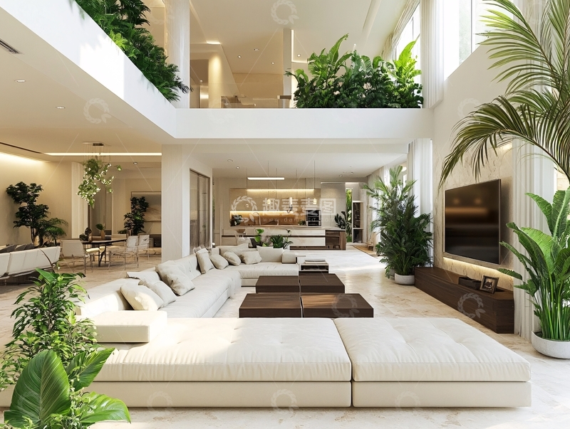 高清大图下载【趣麦麦图】家居绿化设计1