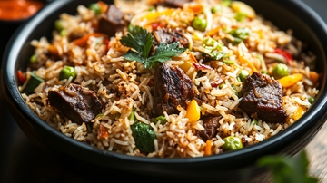 西域风干牛肉炒饭