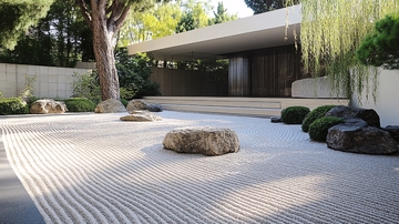 日式枯山水庭院2