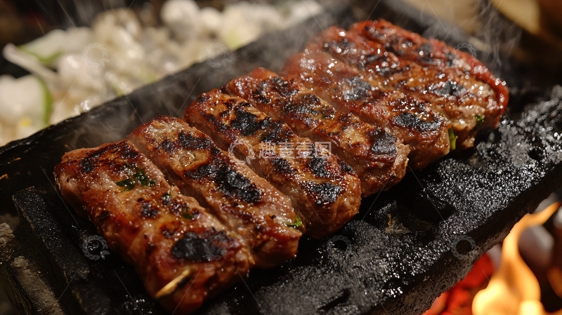 高清大图下载【趣麦麦图】炭烤扇排