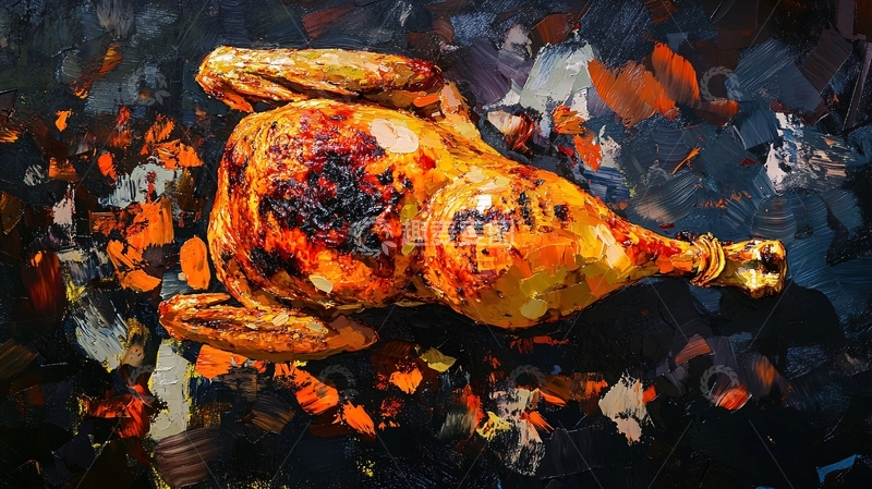 高清大图下载【趣麦麦图】窑鸡