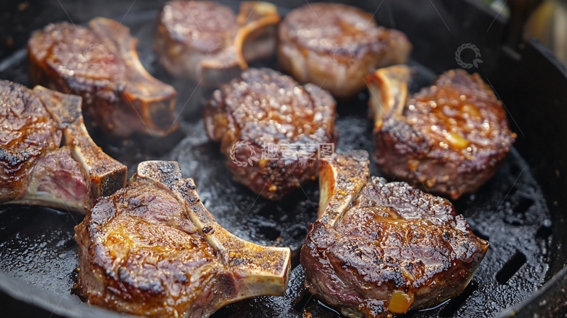 高清大图下载【趣麦麦图】烤牛骨制作