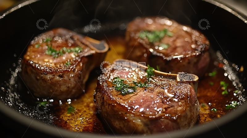 高清大图下载【趣麦麦图】美食摄牛排3