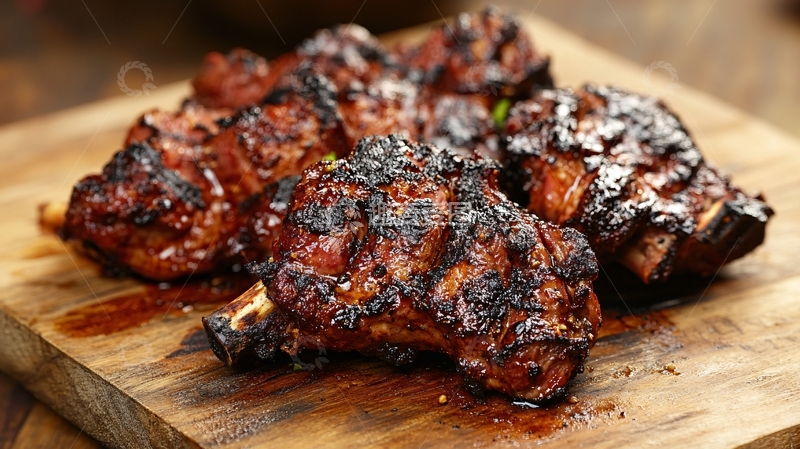 高清大图下载【趣麦麦图】香料烤羊排
