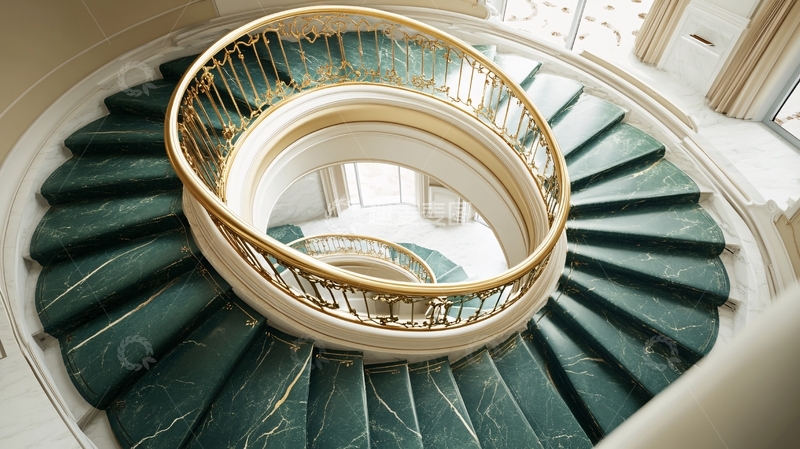 高清大图下载【趣麦麦图】轻奢楼梯