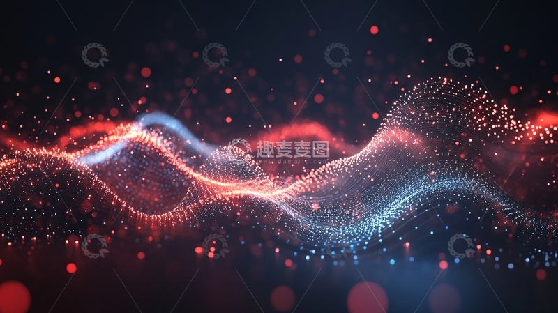 高清大图下载【趣麦麦图】网点创意特效背景2