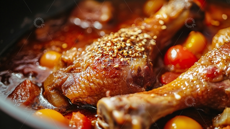 高清大图下载【趣麦麦图】麻辣鸭腿