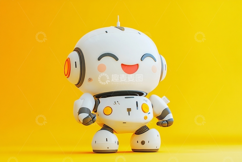 高清大图下载【趣麦麦图】科技感娃娃吉祥物1