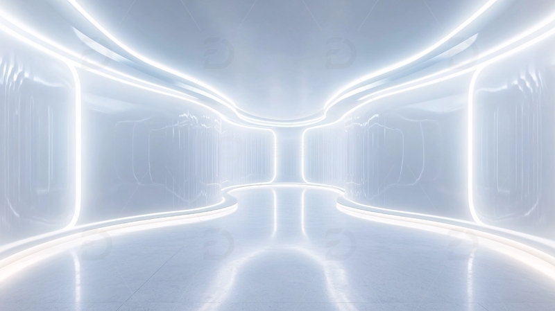 高清大图下载【趣麦麦图】霓虹走廊