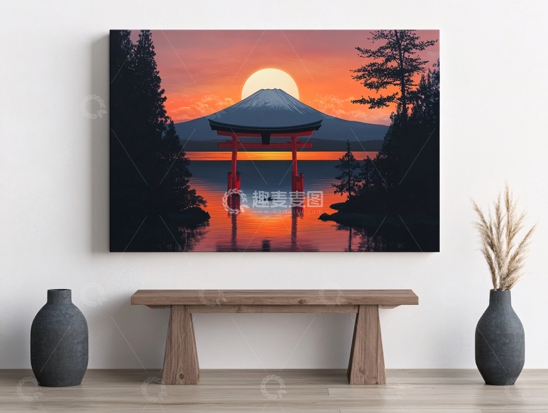 高清大图下载【趣麦麦图】日本风光挂画1