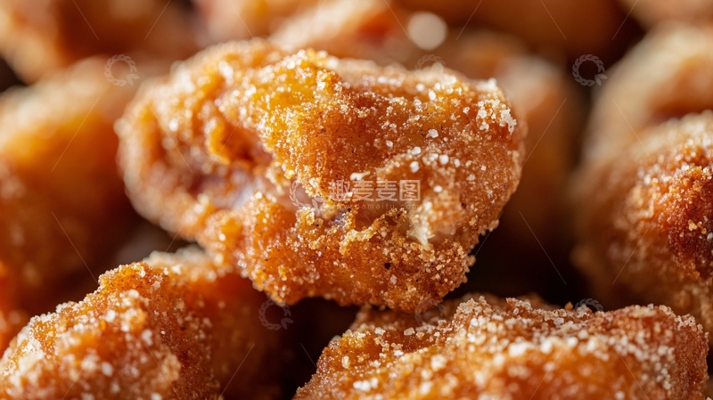 高清大图下载【趣麦麦图】酥肉近景