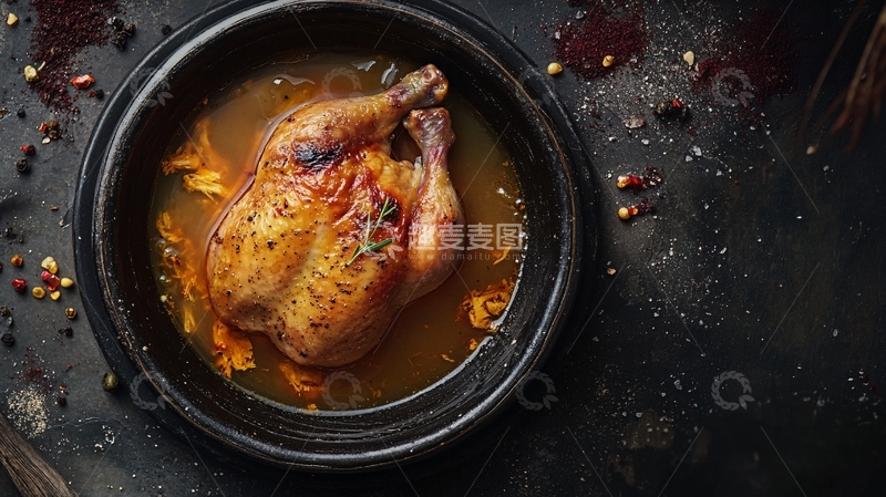 高清大图下载【趣麦麦图】汁皇鸡