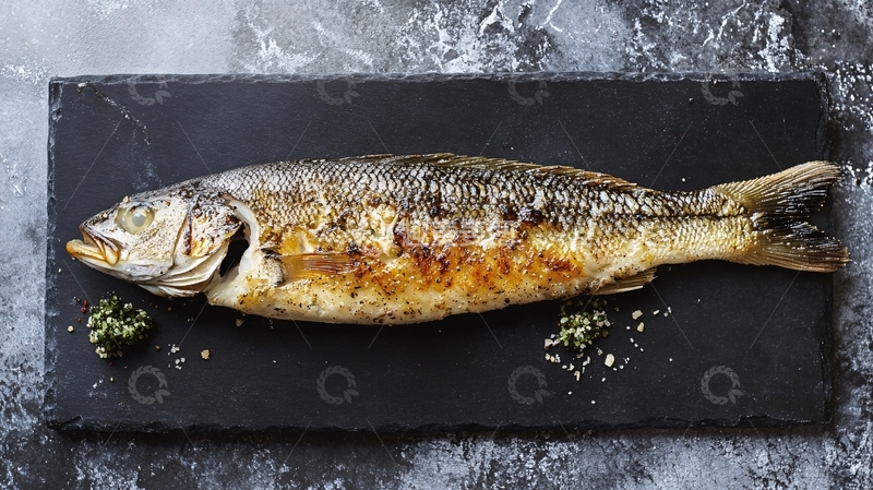 高清大图下载【趣麦麦图】传统烤鱼