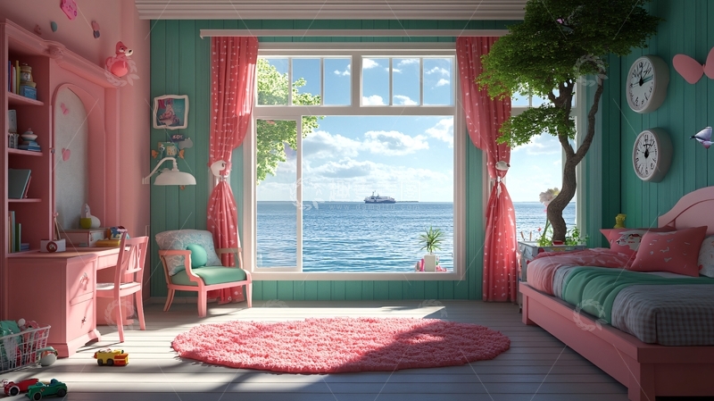 高清大图下载【趣麦麦图】浪漫满屋主题场景