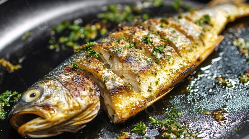 高清大图下载【趣麦麦图】黄鱼日料