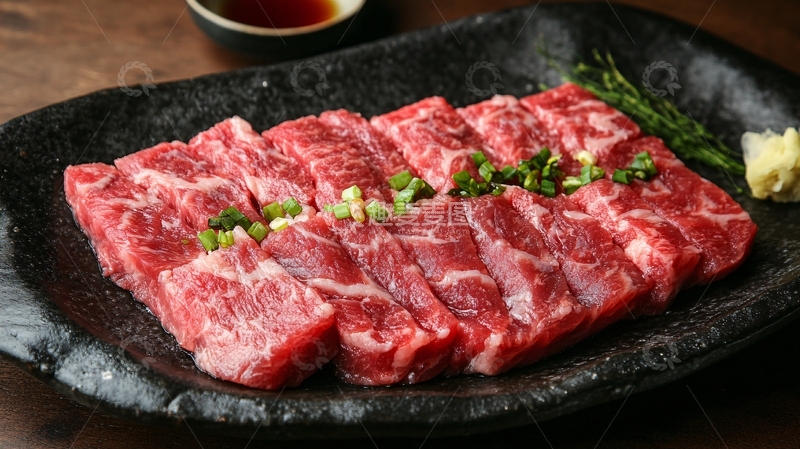 高清大图下载【趣麦麦图】黑牛横膈膜