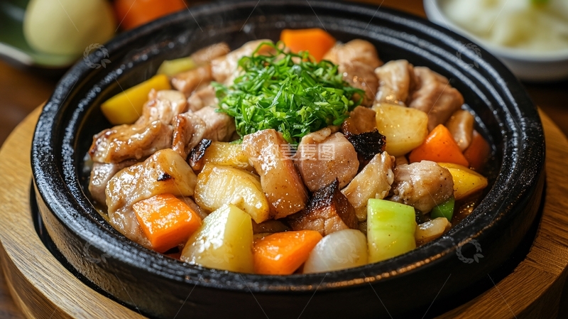 高清大图下载【趣麦麦图】石锅牛仔粒