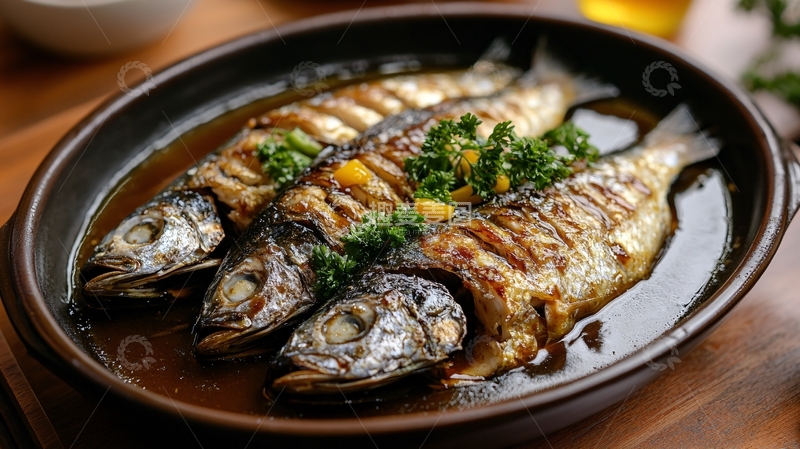 高清大图下载【趣麦麦图】炖秋刀鱼