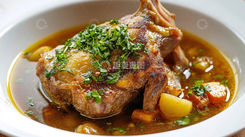 高清大图下载【趣麦麦图】法式羊肘