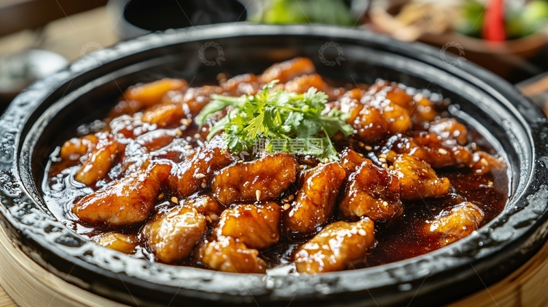 高清大图下载【趣麦麦图】京酱鸡丁