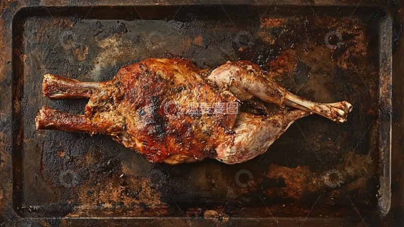 高清大图下载【趣麦麦图】烤羊腿背景2