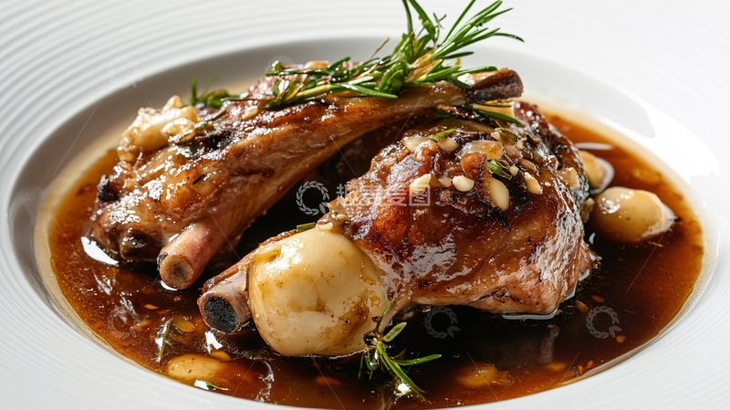 高清大图下载【趣麦麦图】法式羊肘1