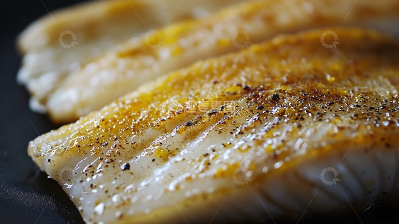 高清大图下载【趣麦麦图】炭烤鳕鱼片
