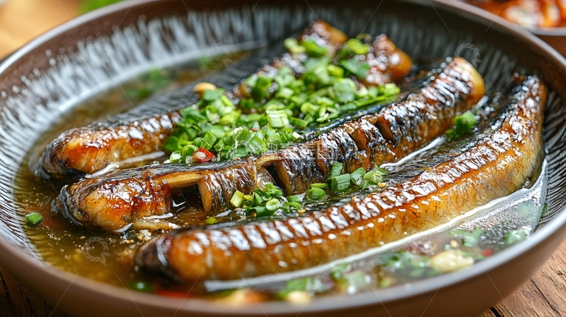 高清大图下载【趣麦麦图】炭烧鳝鱼