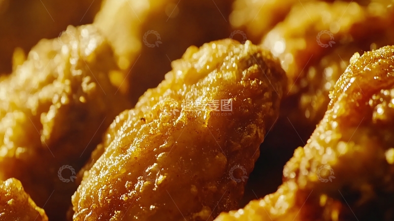 高清大图下载【趣麦麦图】鸡块特写