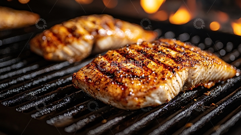 高清大图下载【趣麦麦图】炭烤鸡胸肉3