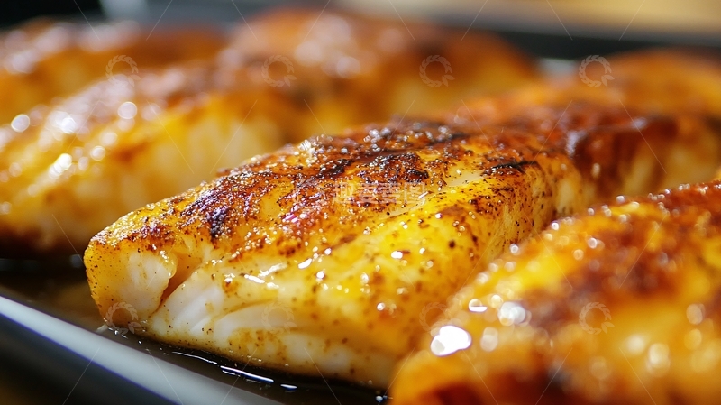 高清大图下载【趣麦麦图】照烧烤鳕鱼