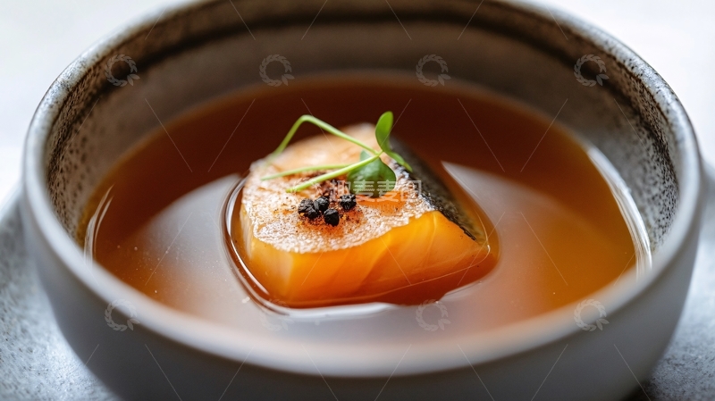 高清大图下载【趣麦麦图】柿汁鲜鲍