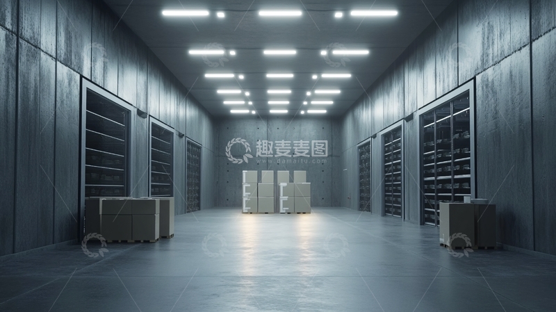 高清大图下载【趣麦麦图】高科技仓库
