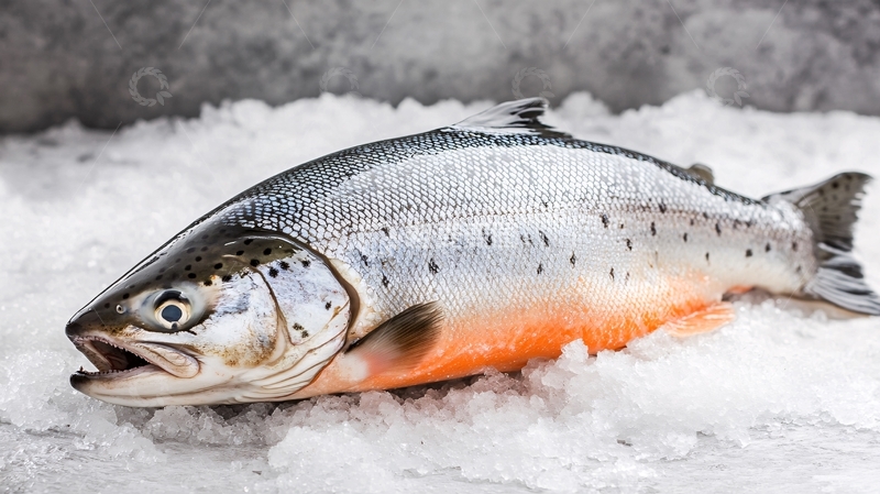 高清大图下载【趣麦麦图】五香调味鲜嫩三文鱼