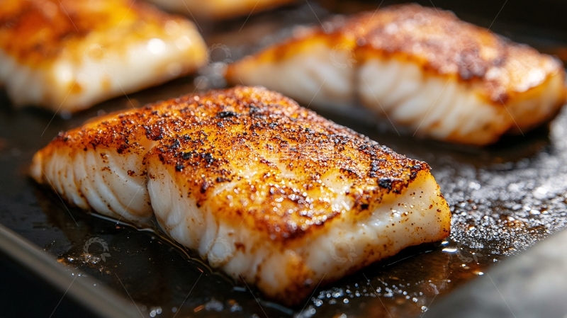 高清大图下载【趣麦麦图】碳烧鳕鱼4