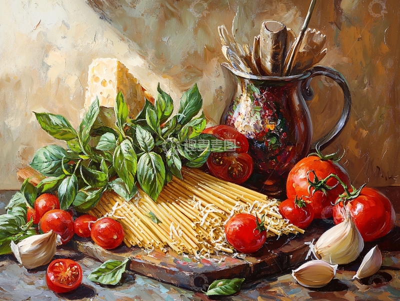 高清大图下载【趣麦麦图】静物写实画1