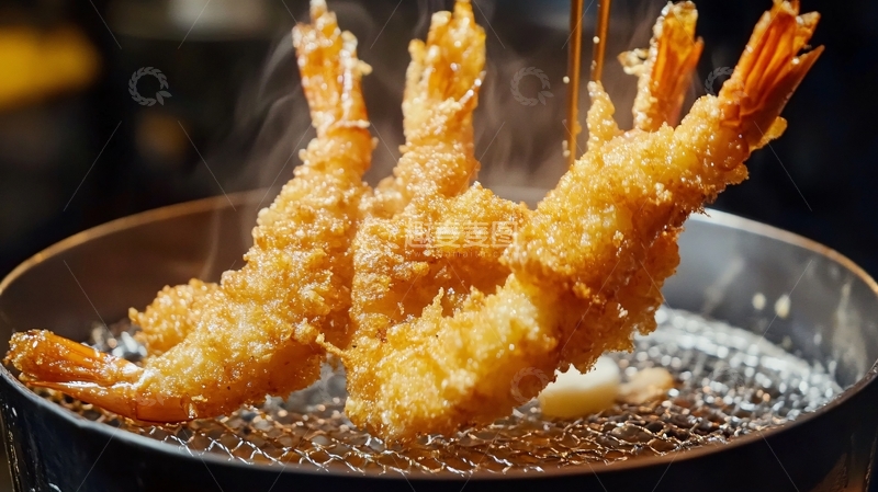 高清大图下载【趣麦麦图】日式炸大虾